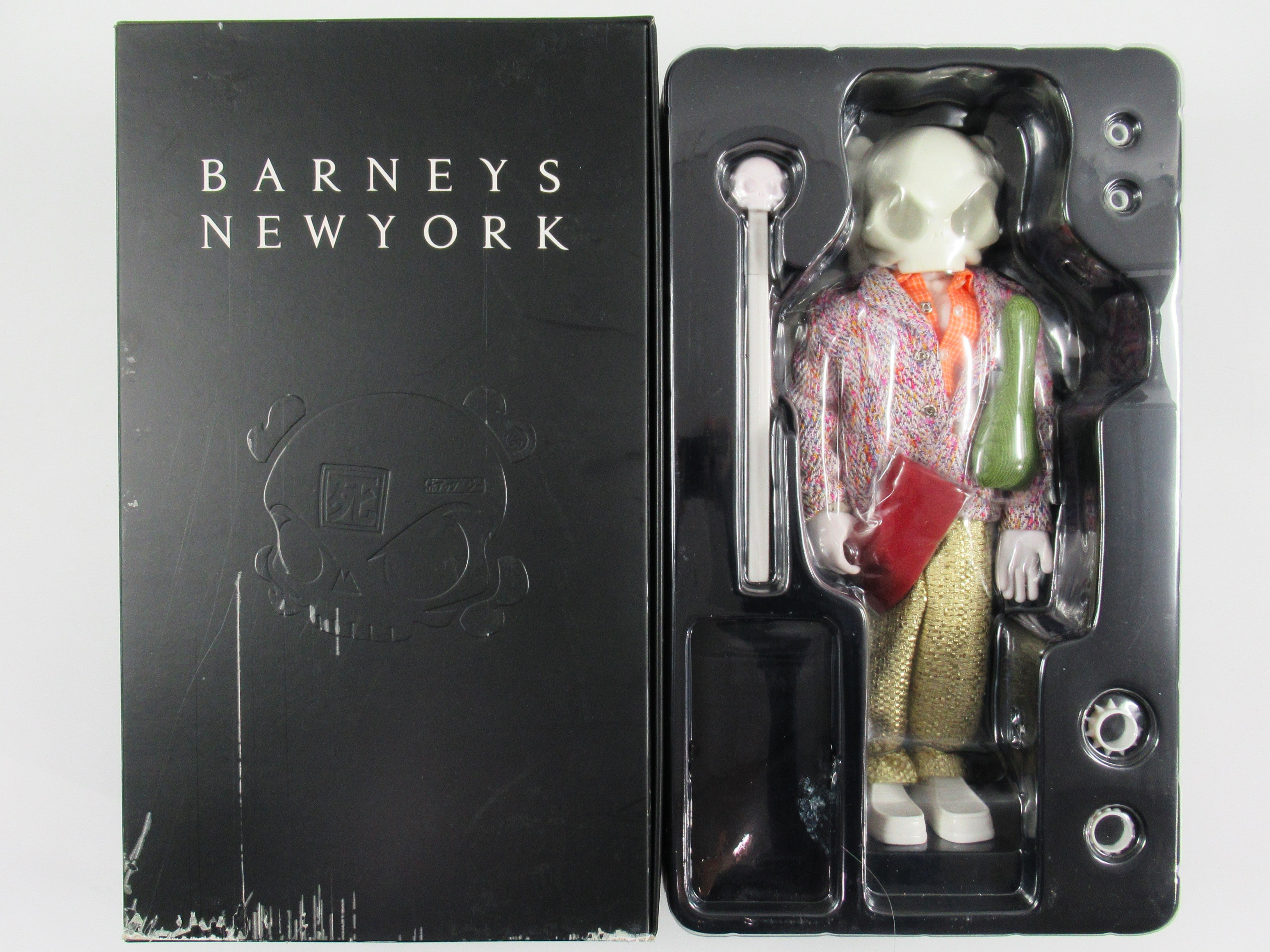 HUCK GEE x DUCKIE BROWN Skullhead Figure - Kidrobot (2005) Limited Edition Designer Art Toy
